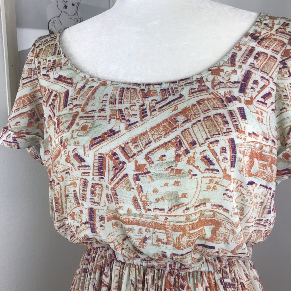 Madison Jules Novelty Print Y2K Dress